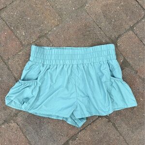 Free People Movement get your flirt on shorts size large, gently used